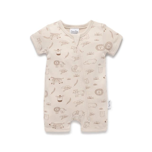 Safari Adventure Zip Romper