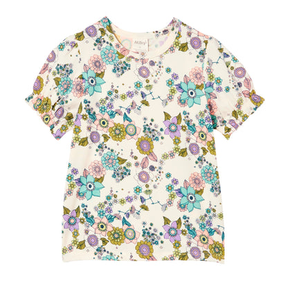 Daisy Chain Tee, Milky, Rudi Patootie, Merimbula