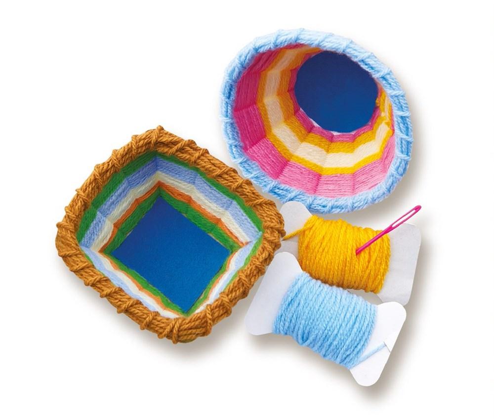4M - Yarn Basket Weaving Art.