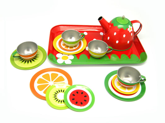 Fruit Tin Tea Set.