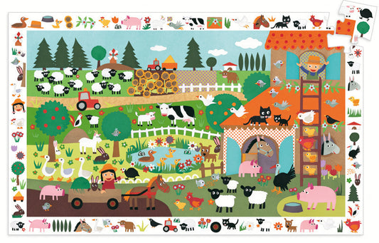 Djeco Farm 35pc Observation Puzzle.