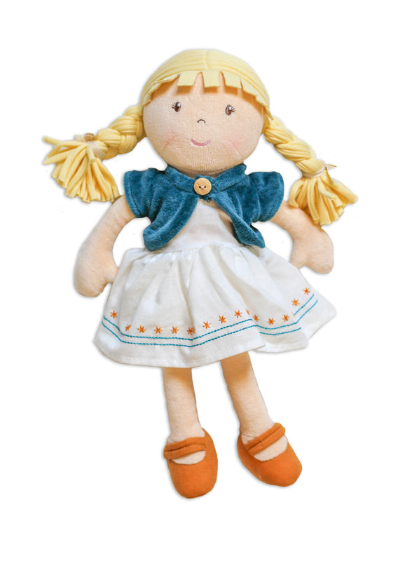Bonikka Organic Lily Doll with Blonde Hair.