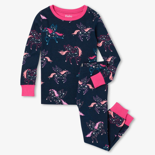 Pegasus Constellations Organic Cotton Raglan Pajama Set
