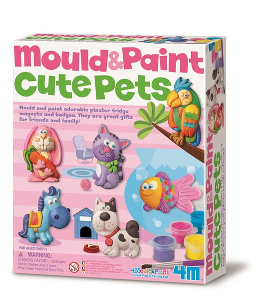 4m Mould & Paint Crafts Cute Pets.