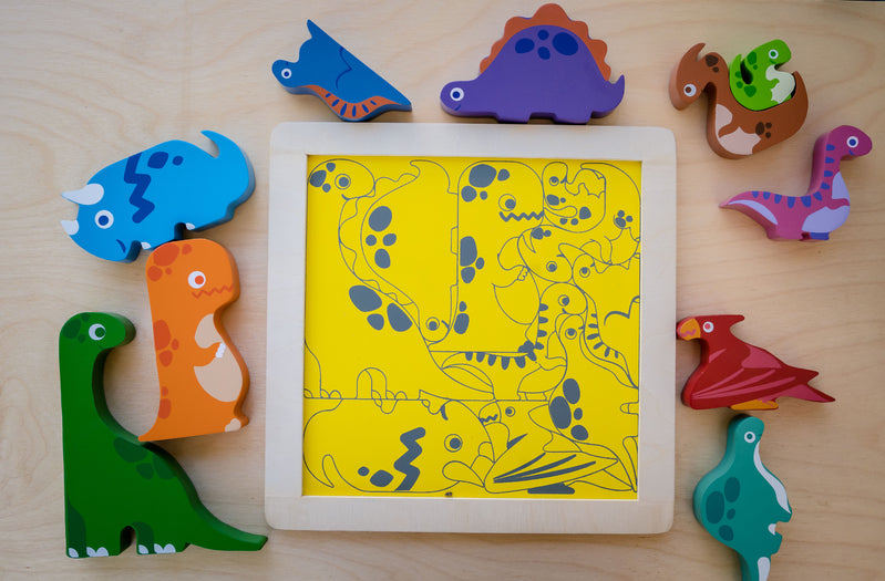 Dinosaur Chunky Wooden Puzzle