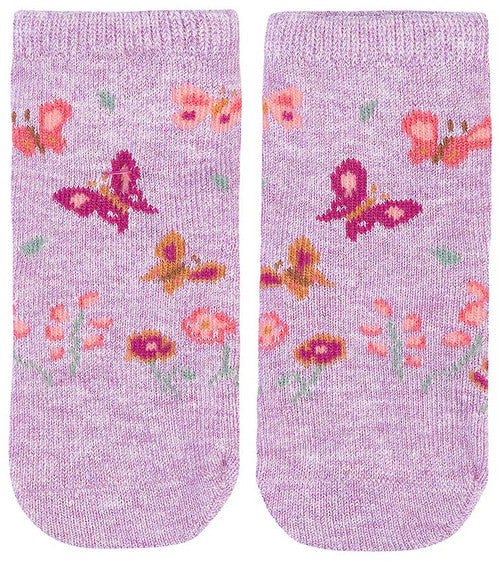 Organic Baby Socks Ankle Lavandula