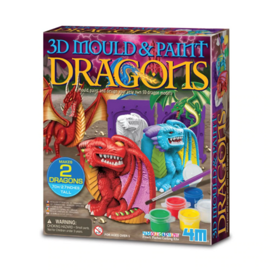 4M Mould & Paint 3D Dragons.