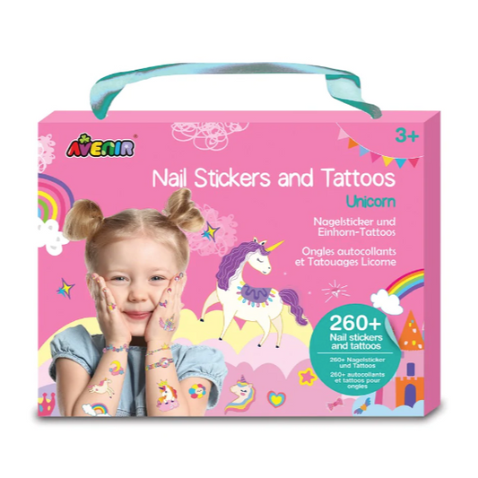 Nail Stickers and Tattoos Unicorns