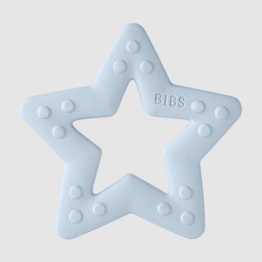 Baby Bitie Star Teether - Baby Blue - BIBS
