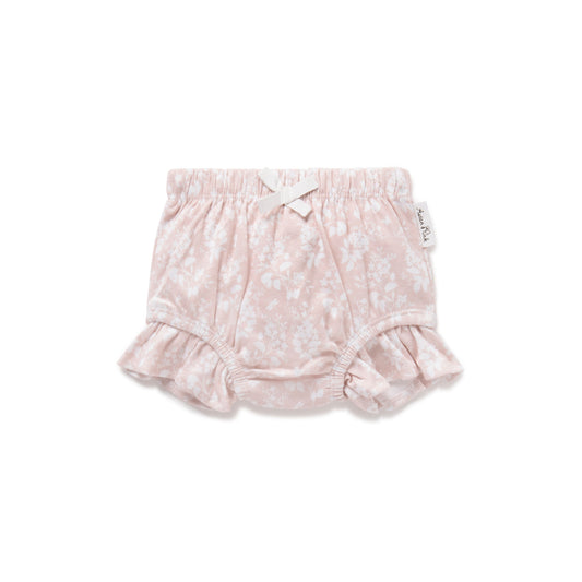 Pink Floral Ruffle Bloomers