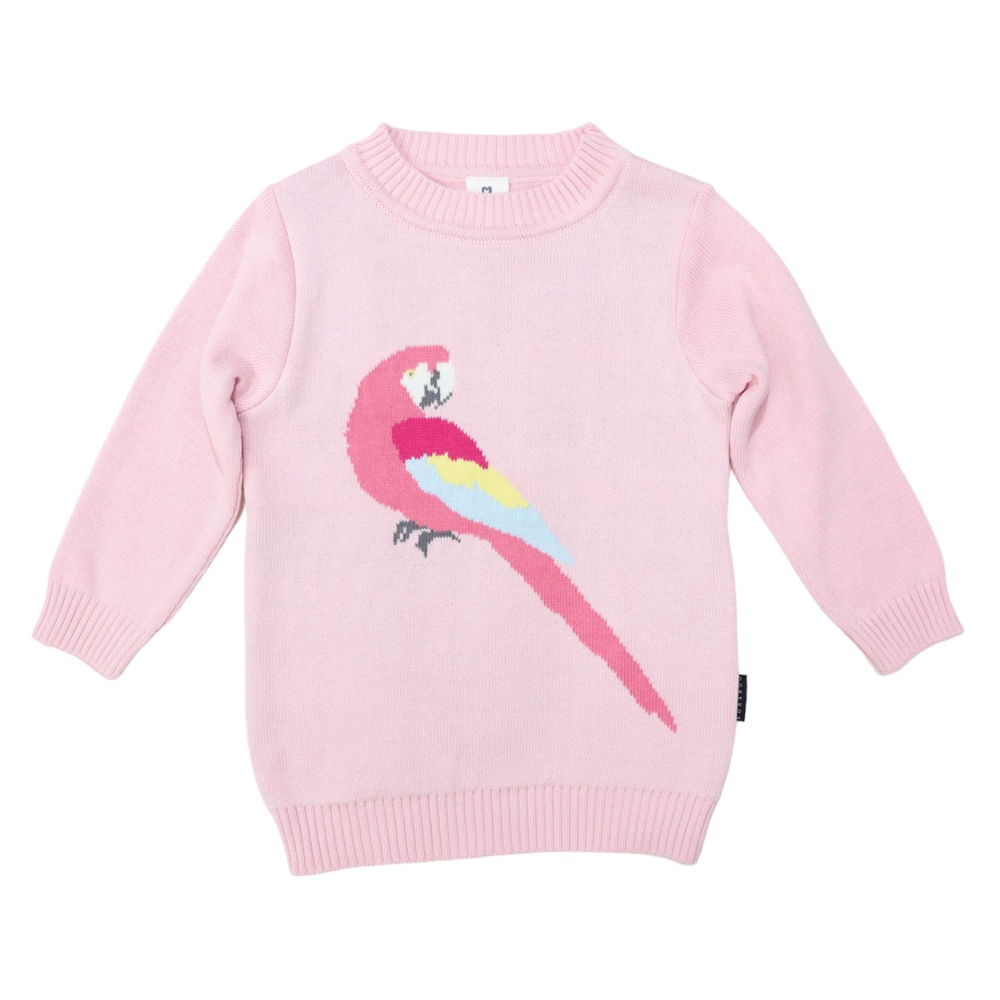 Pink Macaw Long Sweater Pink